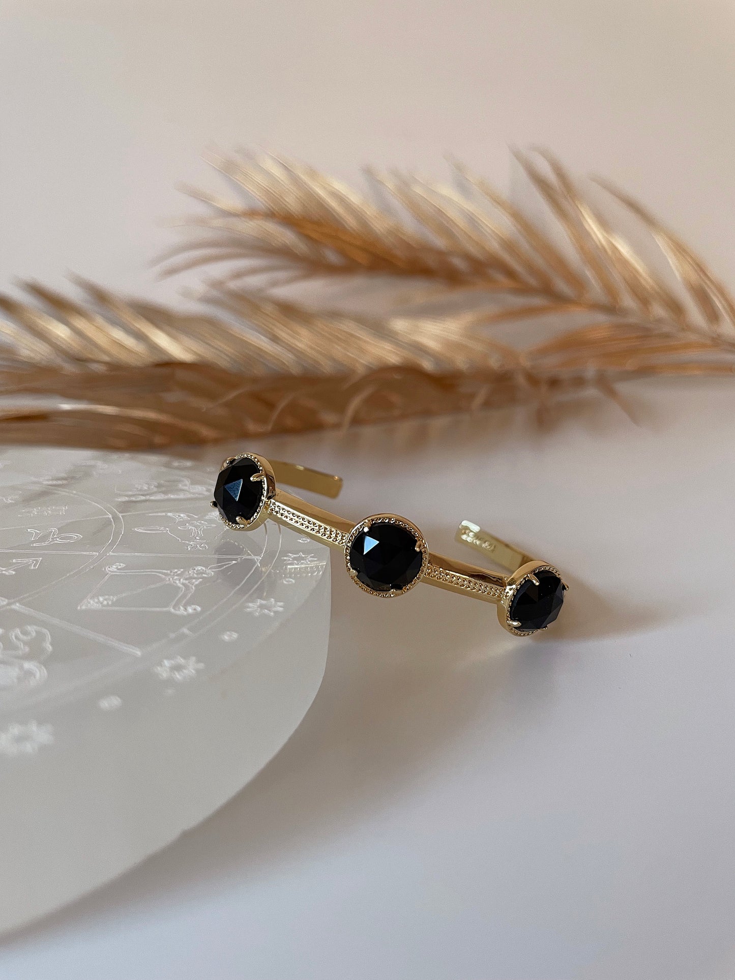 Bracelet Vénus - Obsidienne
