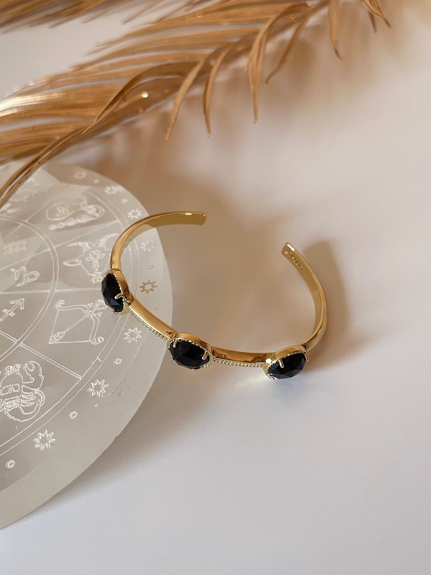 Bracelet Vénus - Obsidienne