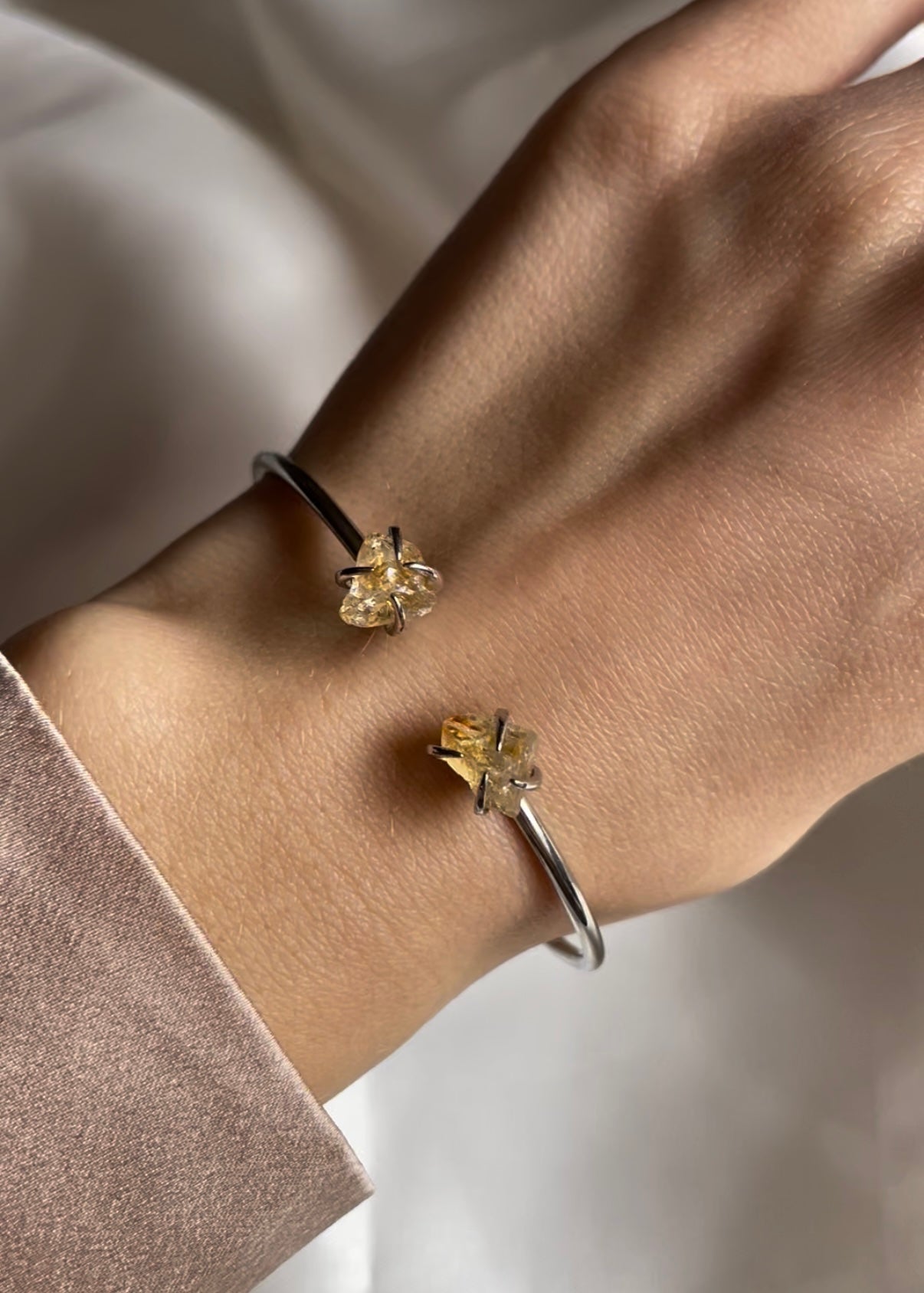 Bracelet Garra - Citrine chauffée