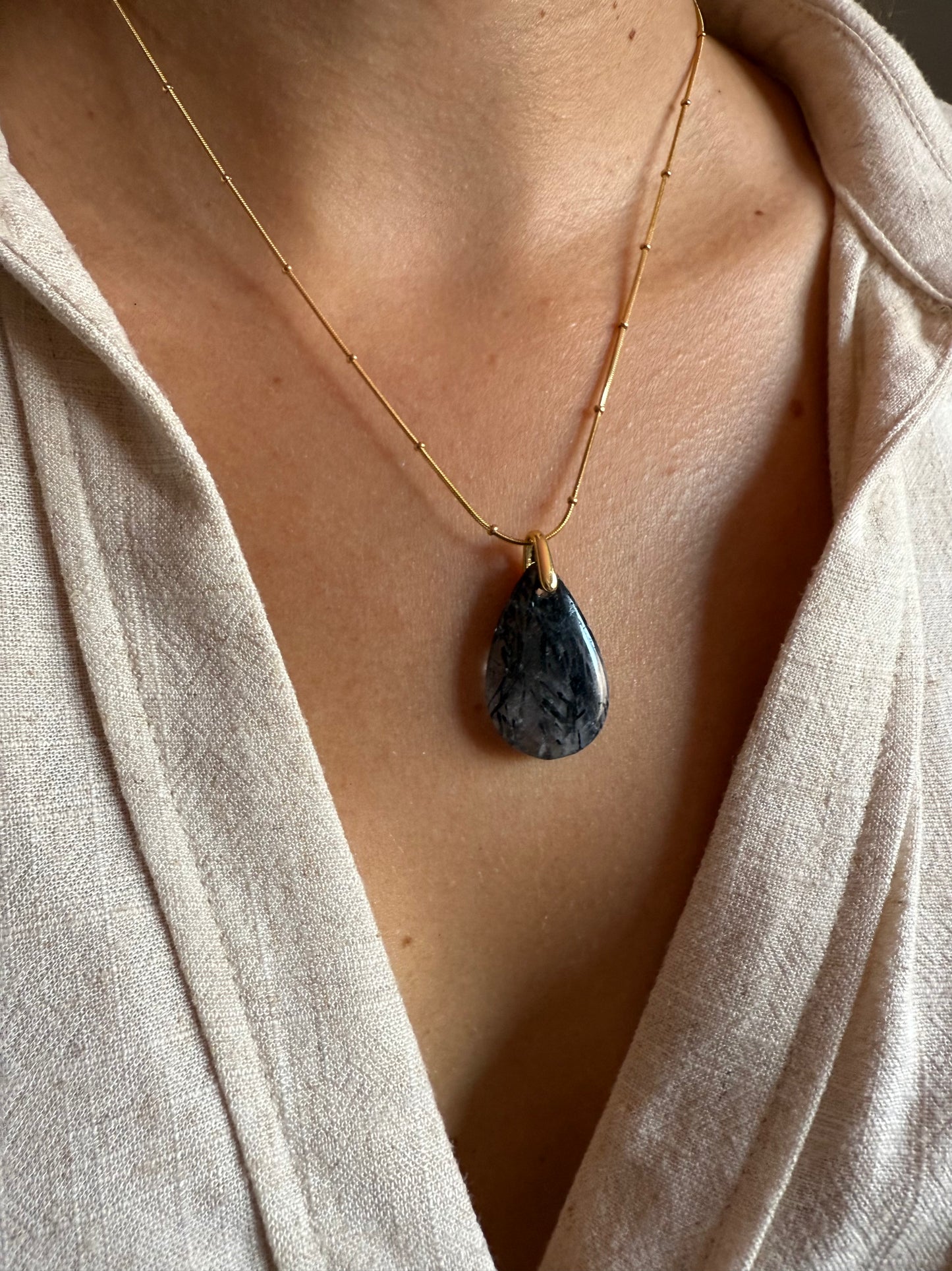 Collier - Quartz Tourmaline