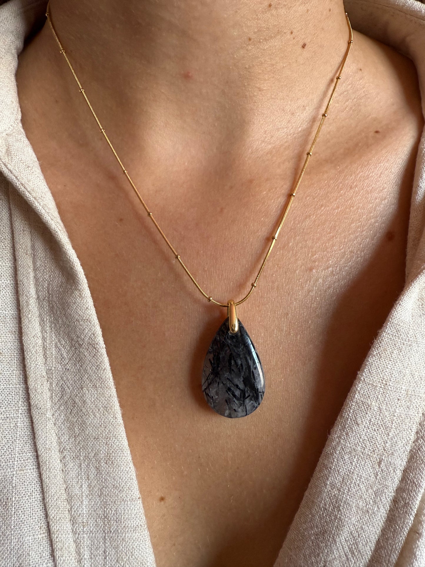 Collier - Quartz Tourmaline