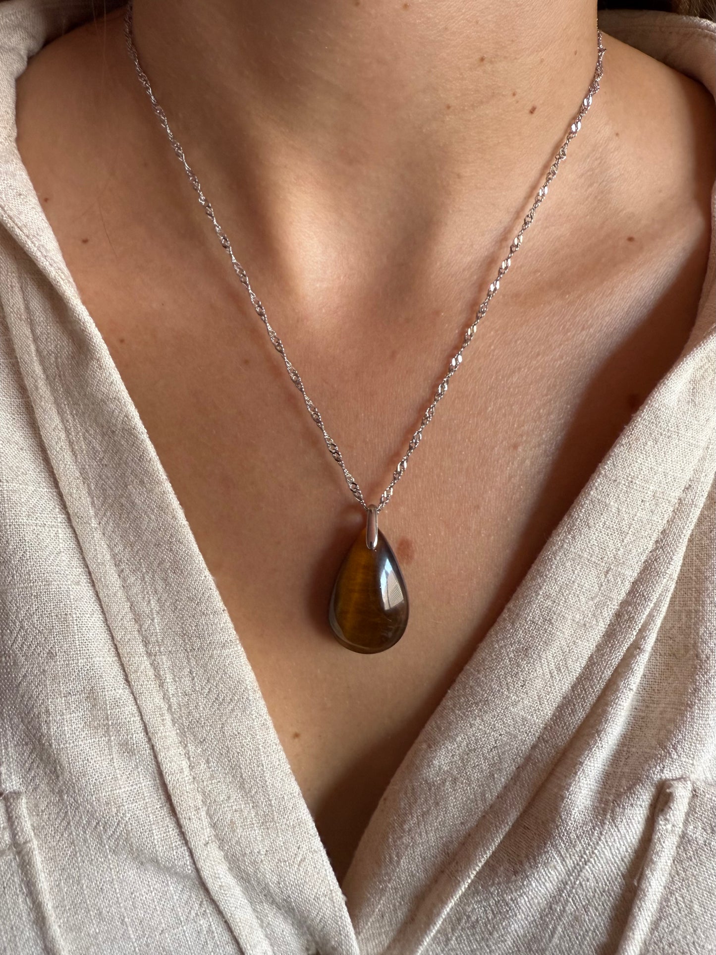 Collier - Oeil de Tigre