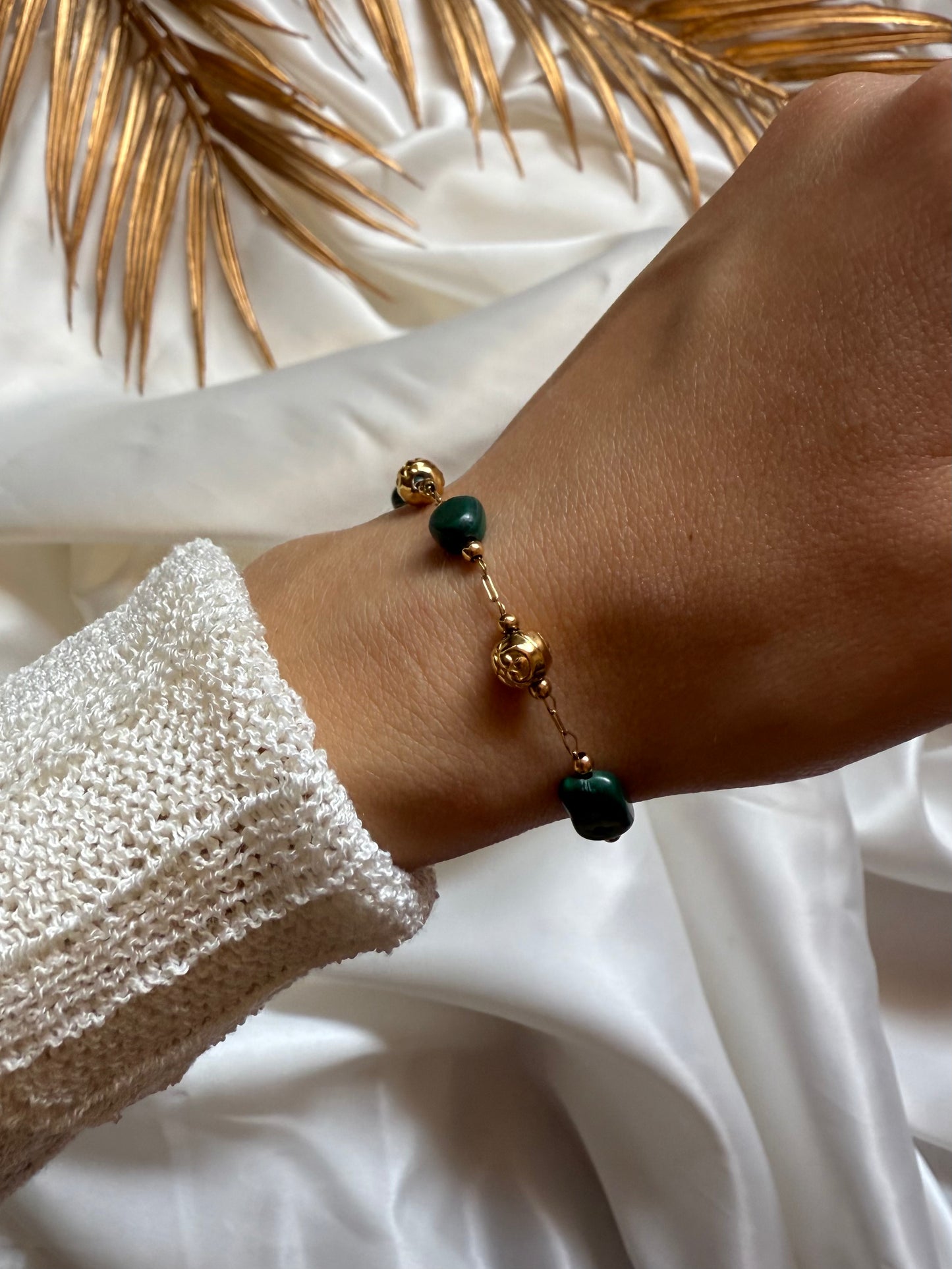 Bracelet Cérès - Malachite