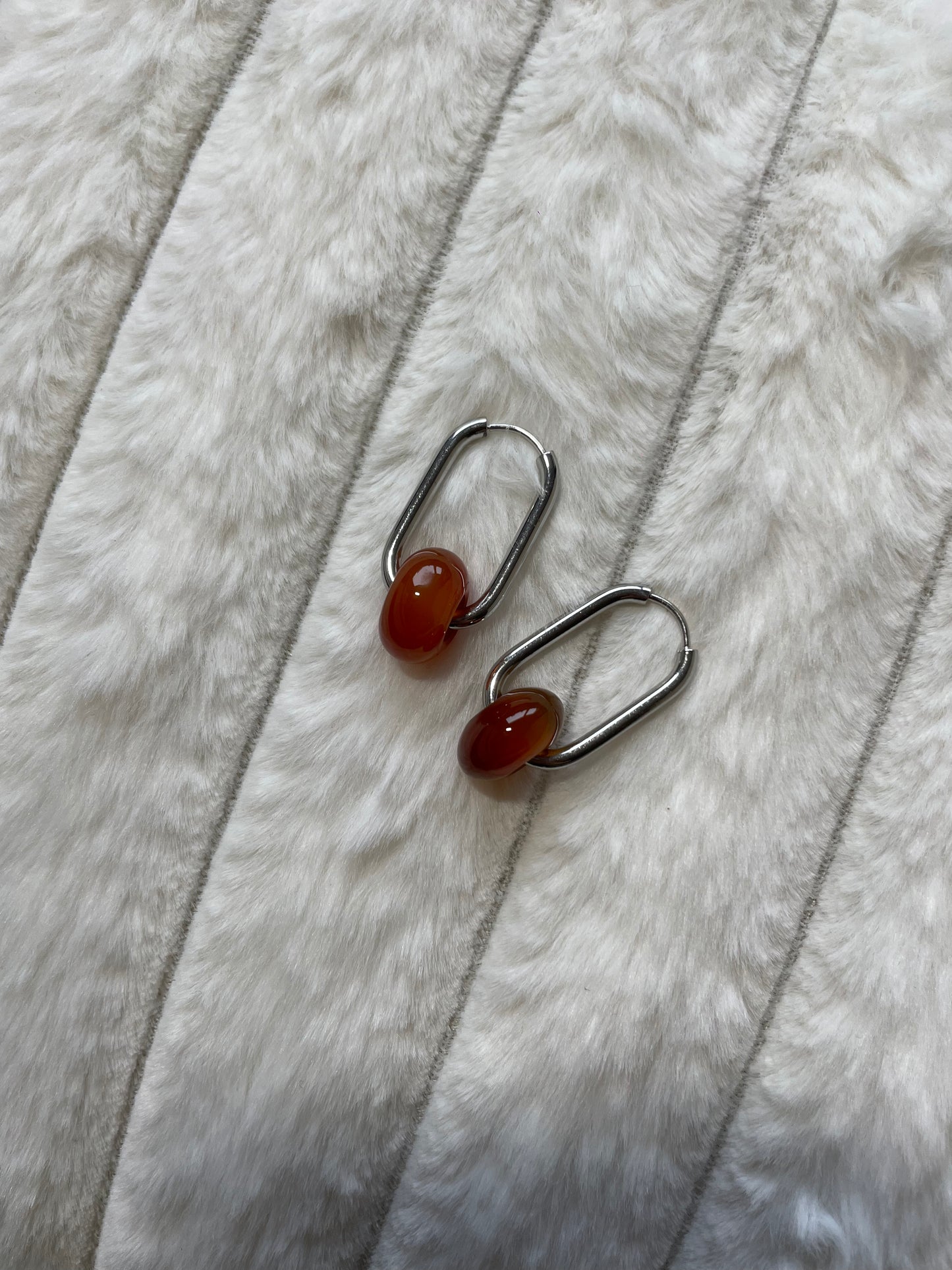 Boucles d’oreilles Léna | Cornaline