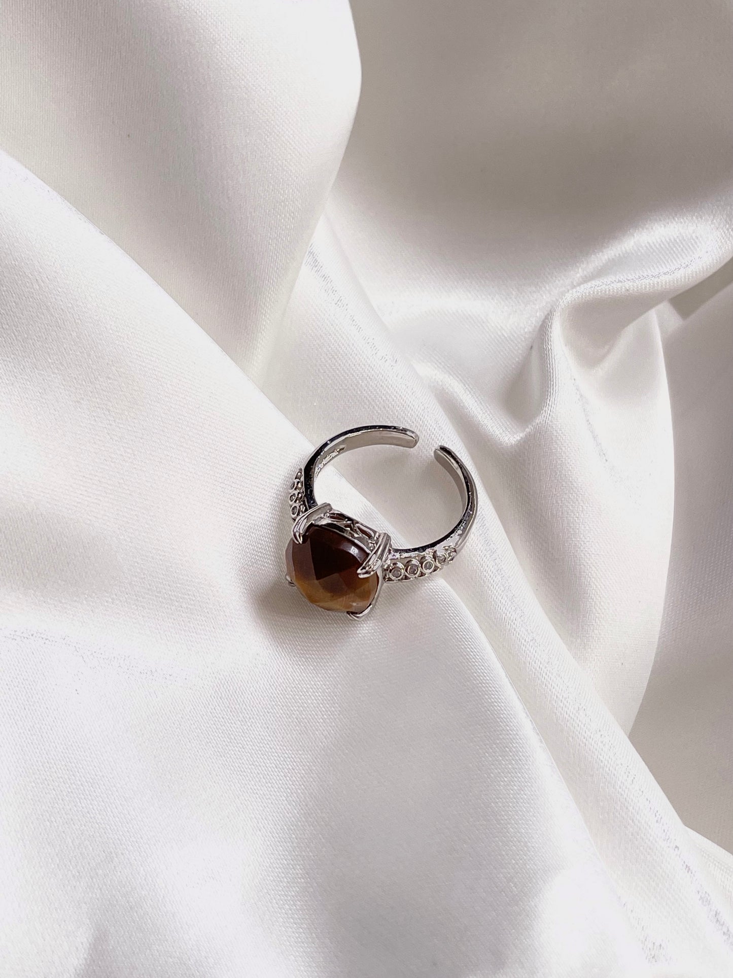Bague Hécate - Oeil de tigre