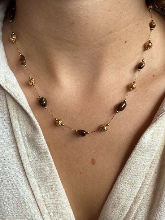 Collier Cérès - Oeil de Tigre