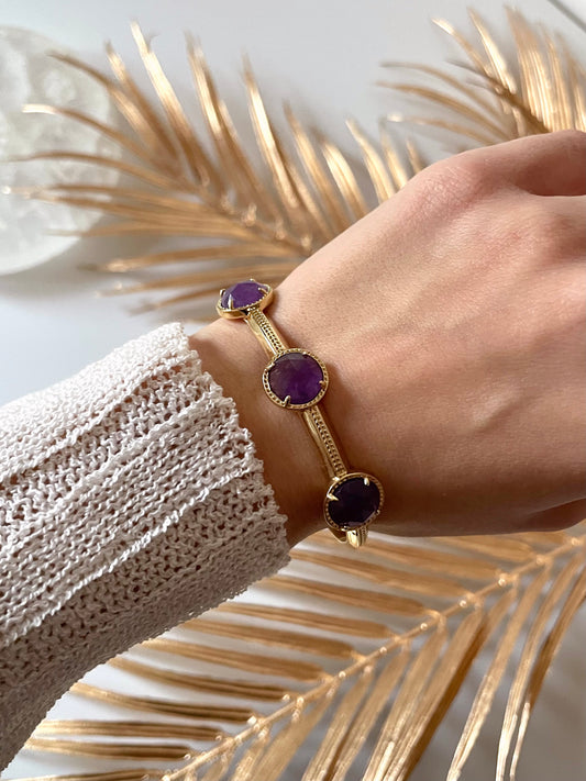 Bracelet Vénus - Améthyste
