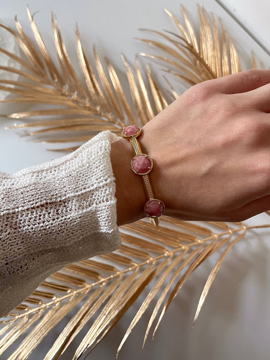 Bracelet Vénus - Rhodochrosite