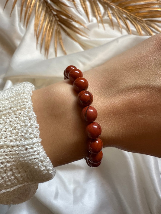 Bracelet - Jaspe Rouge