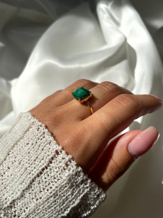 Bague Iris - Malachite