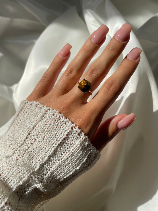 Bague Iris - Oeil de tigre