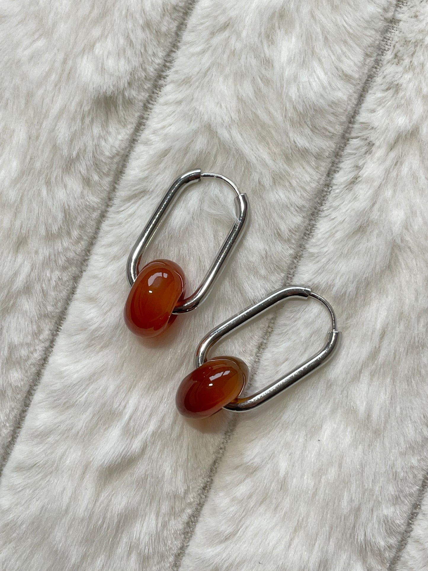 Boucles d’oreilles Léna | Cornaline