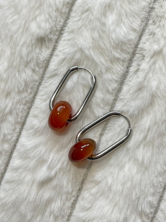Boucles d’oreilles Léna | Cornaline